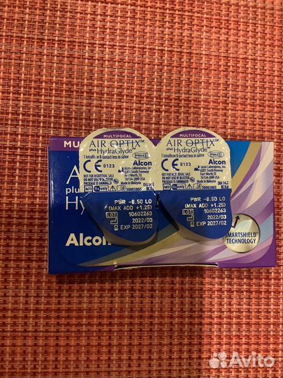 Контактные линзы мультифокальные -8,5