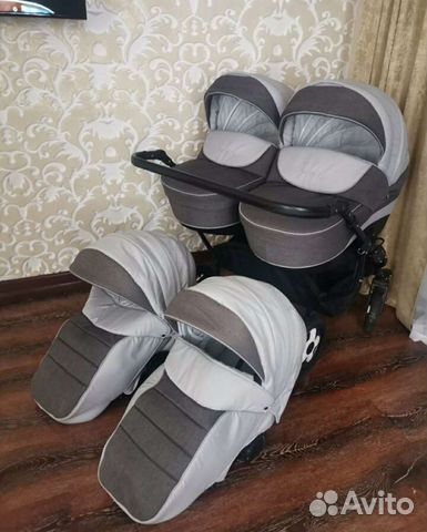 Коляска для двойни 2 в 1