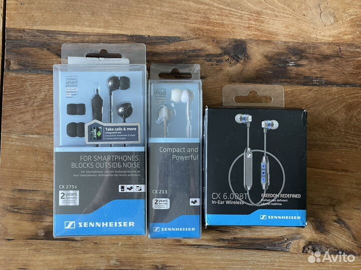 Наушники Sennheiser внутриканальные новые