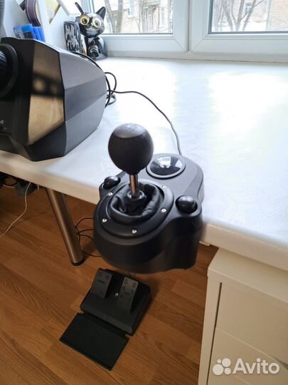 Игровой руль кастом + Logitech шифтер