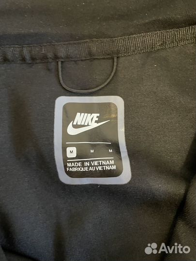 Кофта nike tech fleece черная