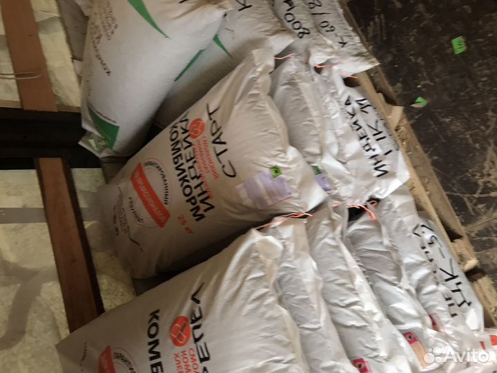 Комбикорма полнорационные для кур, бройлеров