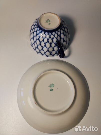 Чашка с блюдцем лфз