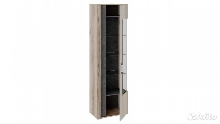 Шкаф для посуды «Брайтон» (Камень/Дуб Делано )