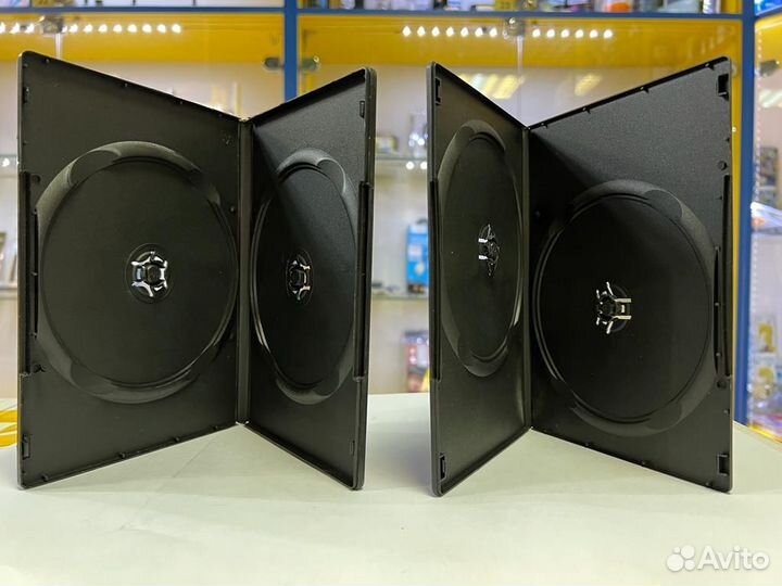 Бокс для 2 CD/DVD дисков slim 7мм, 9мм