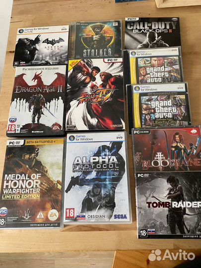 Диски игры на PC на компютер лицензионные