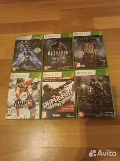 Лицензионные игры для xbox 360