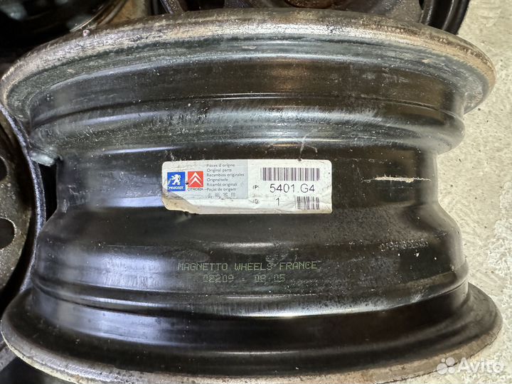 R14 4/108 Диски оригинал Пежо 206 Ситроен