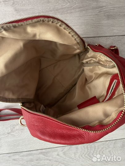 Рюкзак женский натуральная кожа италия