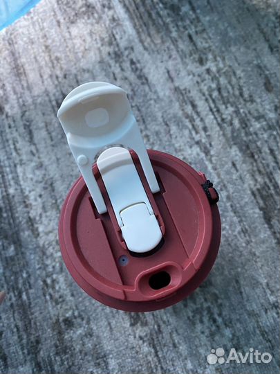 Термокружка с трубочкой