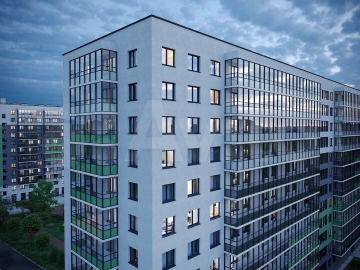 1-к. квартира, 36,3 м², 1/12 эт.