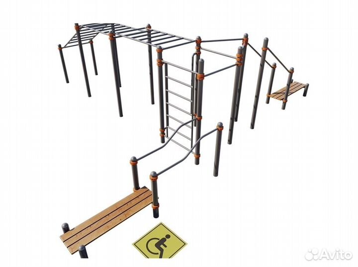 Уличный спортивный комплекс