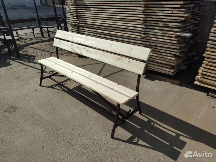 Скамейка для улицы, сада (2м)