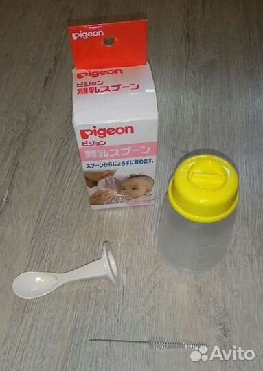 Бутылочка для кормления Pigeon с ложкой, 120 мл