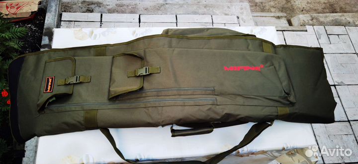 Карповый чехол на 4 удилища с катушками