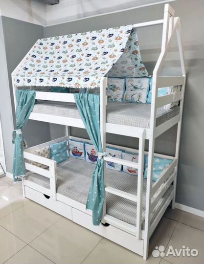 Кровать детская Двухъярусная