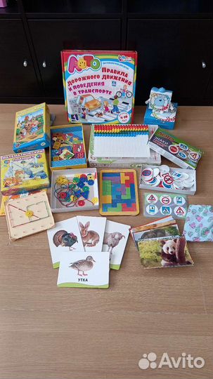 Настольные игры для детей от 3+ (пакетом)