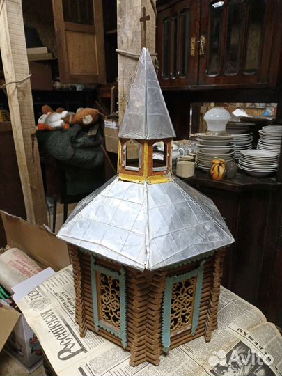Макет старинной церкви СССР