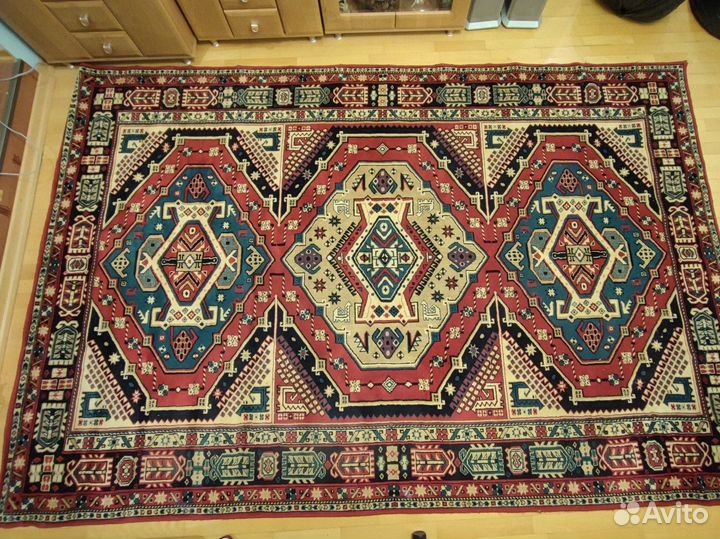 Ковер шерстяной СССР 2 на 3 метра