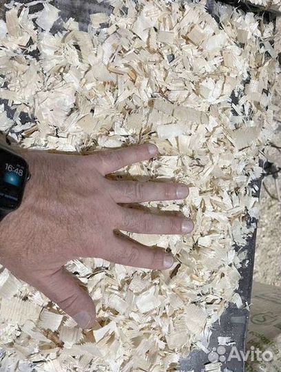 Стружка древесная опилки