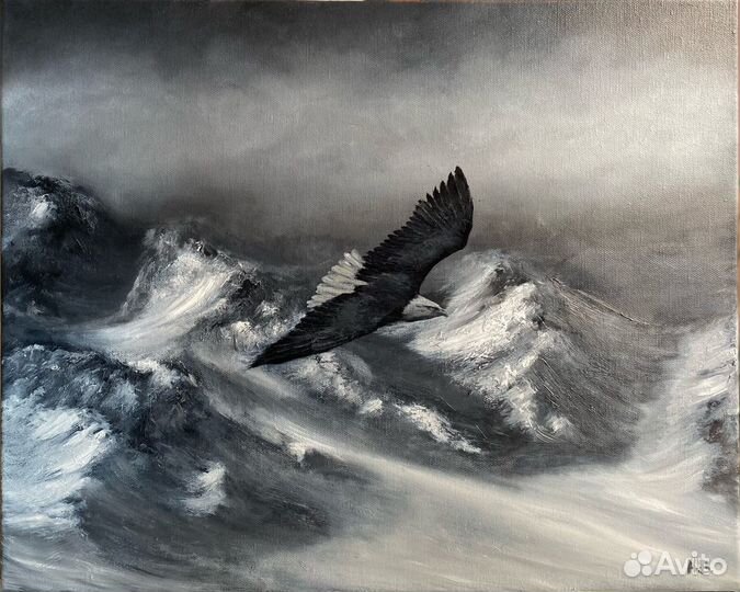 Картина маслом на холсте большая 