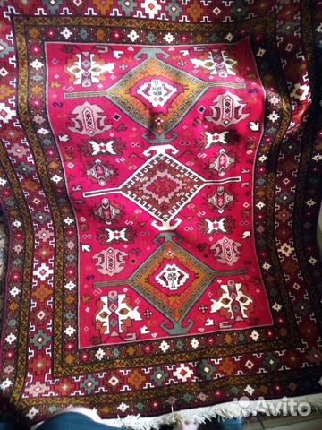 Ковер СССР ручной вязки