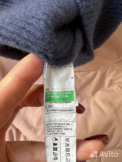 Серая Шапка детская benetton