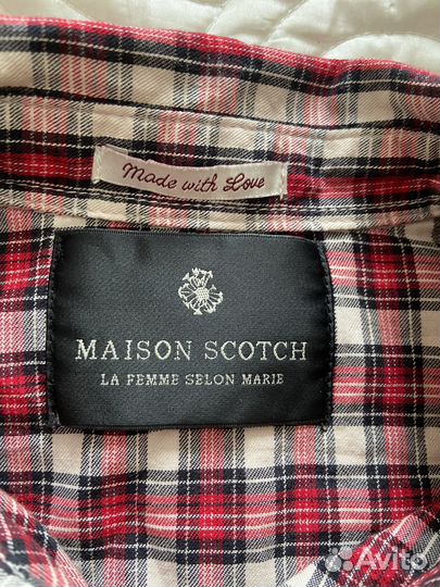 Рубашка в клетку Maison Scotch S