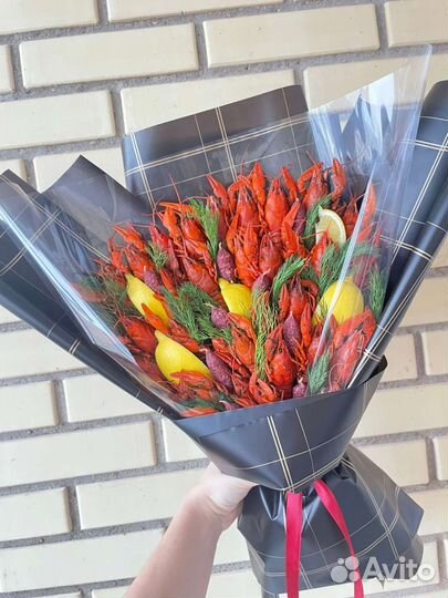 Букет из раков / съедобные букеты