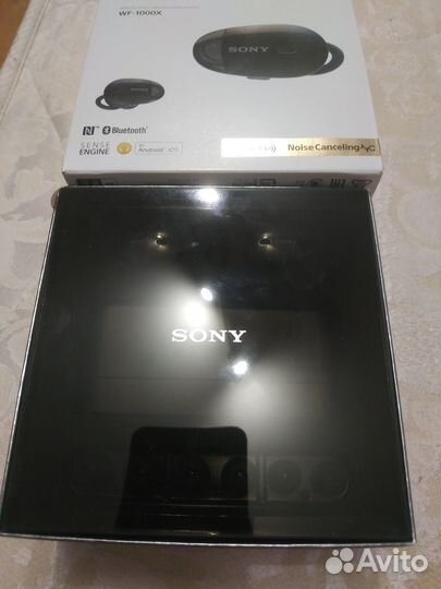 Наушники Sony WF-1000X, цвет черный