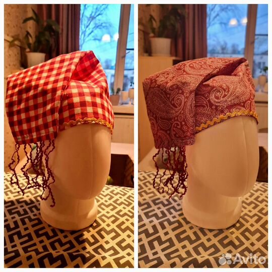 Колпаки для гномов и бант Белоснежки