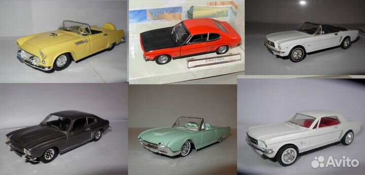 Машины США 1/43 Ford Dodge Chevy и др после 45г