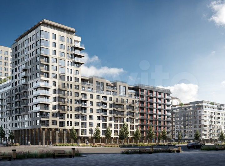 2-к. квартира, 76 м², 5/17 эт.