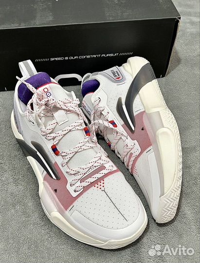 Li ning speed 9 premium white кроссовки