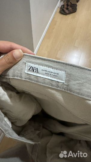 Джинсы zara мужские 34