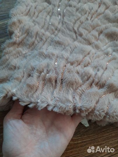 Шарф снуд из искусственного меха