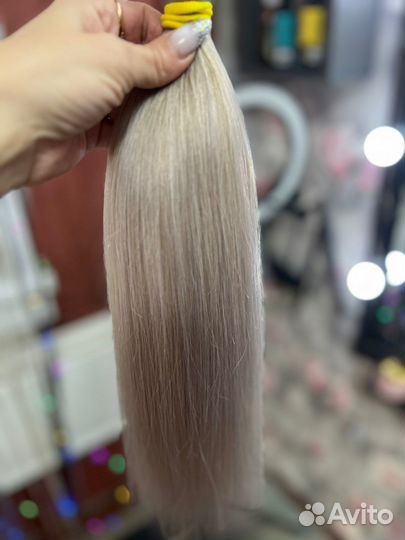 Волосы для наращивания,40см,50гр,110капсул,с работ