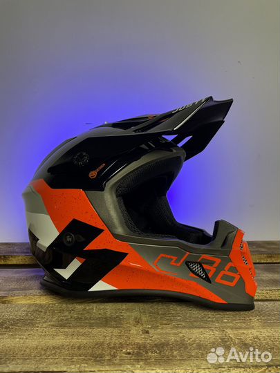 Кроссовый шлем just1 J38 Orange