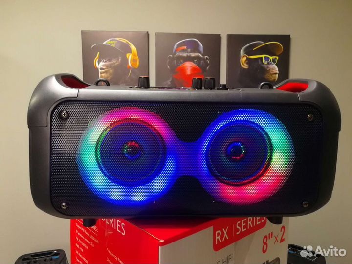 Беспроводная блютуз колонка на ремне