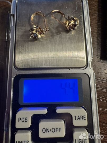 Серьги золотые 583 пробы