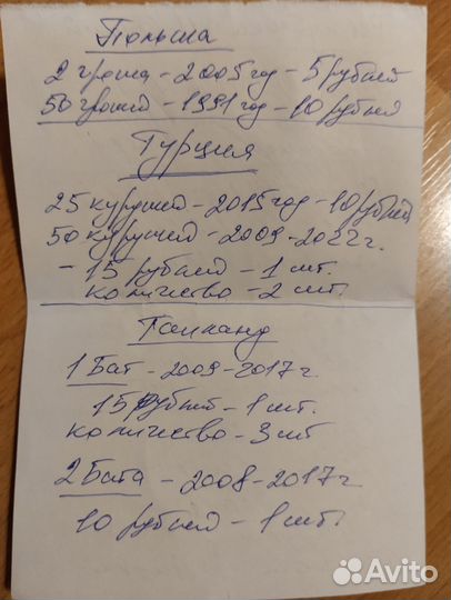 Монеты иностранные