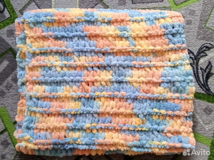 Плед вязанный