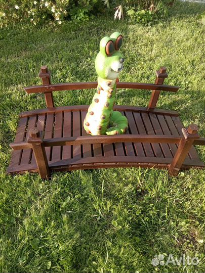 Мостик декоративный из дерева крашеный/ некрашеный