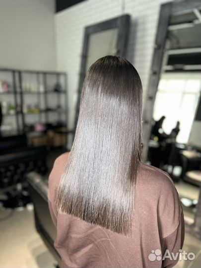 Кератиновое выпрямление волос, ботокс модель