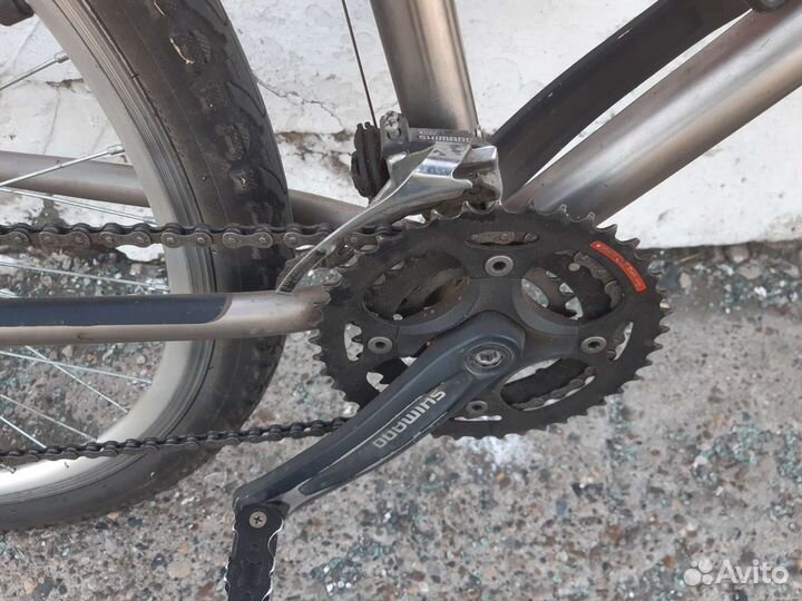 Велосипед титановый