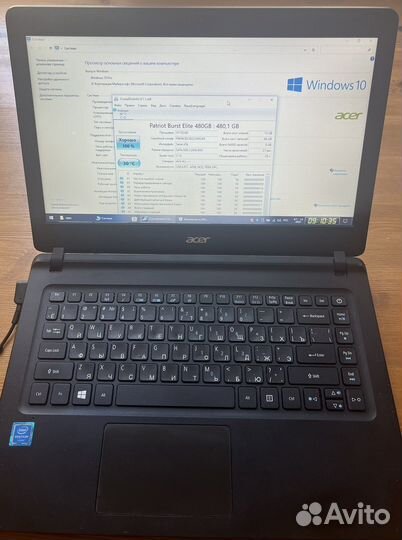 Acer 4 ядра 8 озу 500 ssd