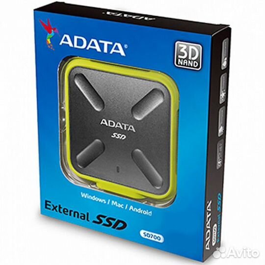 SSD adata 512Gb SD700 Yellow ASD700-512GU31-CYL