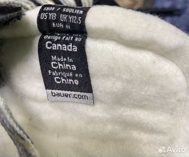 Коньки фирмы bauer