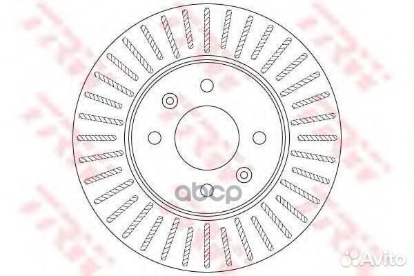 Диск тормозной передний Hyundai Solaris, Accent
