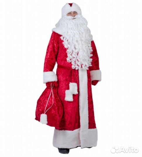 Костюм деда мороза продажа/аренда новые